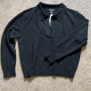 NWT Karen Kane Black Collar Sweater Size Small
